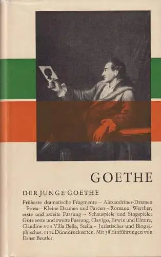 Buch: Der junge Goethe, Goethe, Johann Wolfgang, 1962, Artemis Verlag