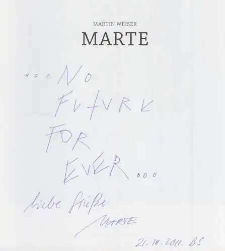 Heft: Marte, Weiser, Martin, 2011, Hochschule für Bildende Künste Braunschweig