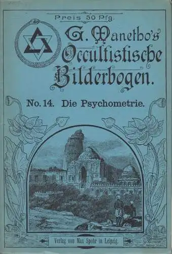 Heft: G. Manetho's Okkultistische Bilderbogen No. 14 - Die Psychometrie, Spohr