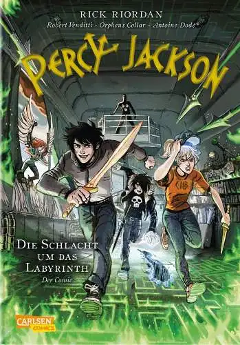 Comic: Percy Jackson, Riordan, Rick, 2019 Carlsen, Die Schlacht um das Labyrinth
