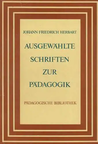 Buch: Ausgewählte pädagogische Vorlesungen und Schriften, F. D. Schleiermacher