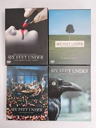 4 DVD-Boxen: Six Feet Under. Staffel 1-4, HBO, Alan Ball, Michael C. Hall