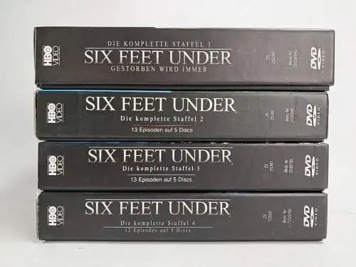 4 DVD-Boxen: Six Feet Under. Staffel 1-4, HBO, Alan Ball, Michael C. Hall