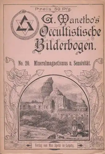 Heft: G. Manetho's Okkultistische Bilderbogen No. 20 - Mineralmagnetismus und...