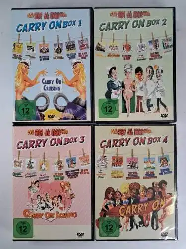 4 DVD-Boxen: Ist ja irre - Carry On Box 1-4, Gerald Thomas, Kenneth Williams