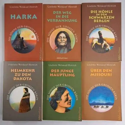 Buch: Die Söhne der großen Bärin 1-6, Liselotte Welskopf-Henrich, Altberliner