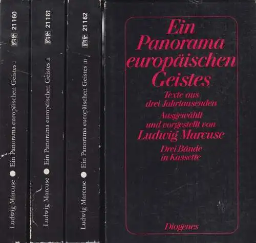 Buch: Ein Panorama europäischen Geistes, Marcuse, Ludwig, 1984, Drei Bände