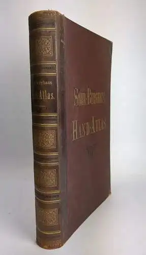 Buch: Sohr-Berghaus Hand-Atlas über alle Theile der Erde, 1888, C. Flemming, gut