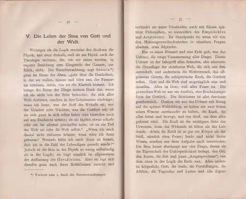 Buch: Die Philosophie der Stoa, G. P. Wygoldt, 1883, Otto Schulze, gebraucht gut