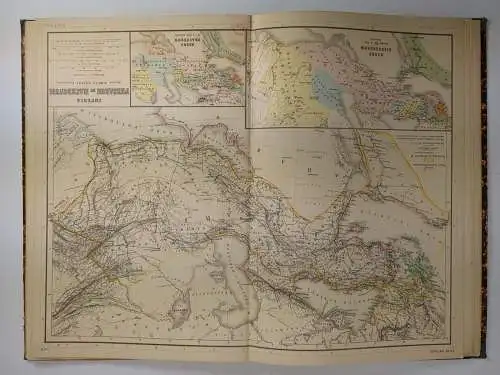 Buch: Atlas Antiquus, 12 Karten, Kiepert, Heinrich. 1882, Verlag Dietrich Reimer