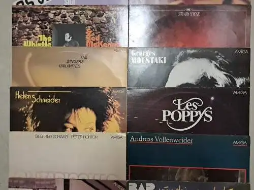 20 verschiedene AMIGA Schallplatten 12" LP, Mike Oldfield, Simon & Garfunkel ...