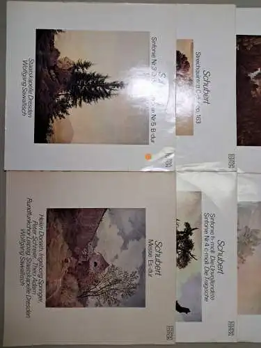10 Schallplatten 12" LP Franz Schubert, Edition Eterna, Vinyl, Klassik, Bundle
