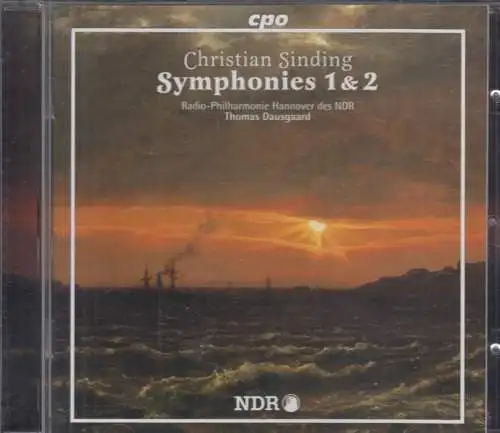 CD: Christian Sinding, Sinfonien 1 und 2. 2001, NDR, gebraucht, gut