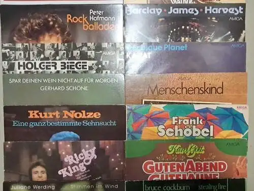 20 verschiedene AMIGA Schallplatten 12" LP, Gitte, Katja Ebstein, Karat ...