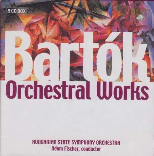 CD-Box: Bela Bartok, Orchestral Works, 1992, 5 CDs, Brilliant Classics, gut