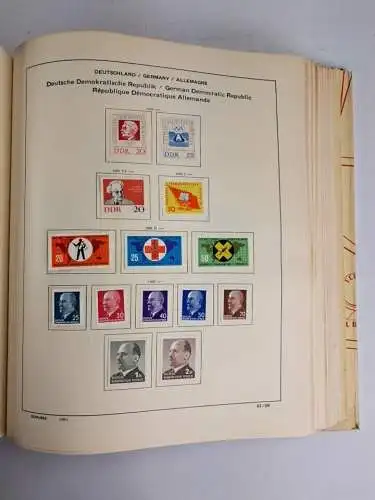 Schaubek Briefmarken Album Deutsche Ausgaben seit 1945, mit Schutzumschlag