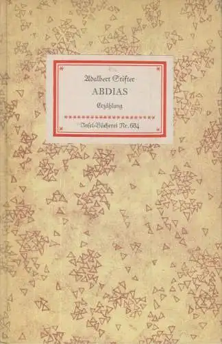 Insel-Bücherei 684, Abdias, Stifter, Adalbert. 1959, Insel-Verlag, Erzählung