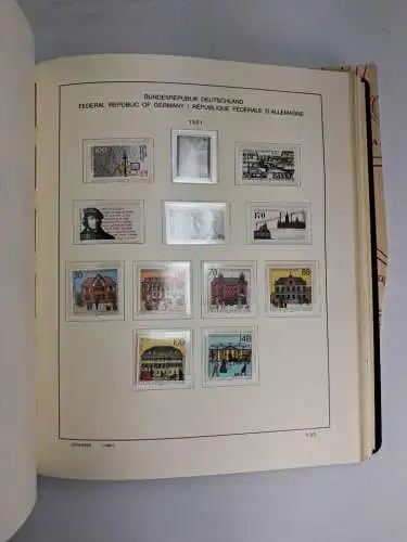 Schaubek Briefmarken Album Bundesrepublik Deutschland, mit Schutzumschlag