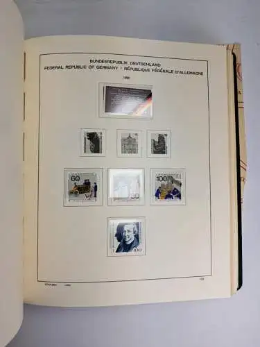 Schaubek Briefmarken Album Bundesrepublik Deutschland, mit Schutzumschlag