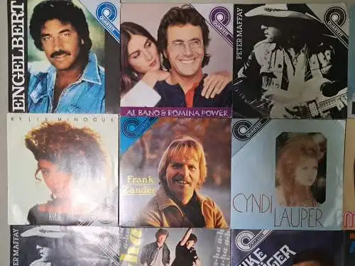 20 verschiedene 7" Amiga Quartett Single Schallplatten, Nena, a-ha, Peter Maffay