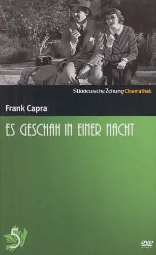 DVD: Es geschah in einer Nacht. 2007, Frank Capra, SZ Cinemathek 5, gut