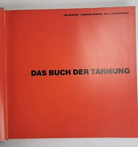 Buch: Das Buch der Tarnung, Newark / Borsarello, 1997, Ordonnanz-Verlag