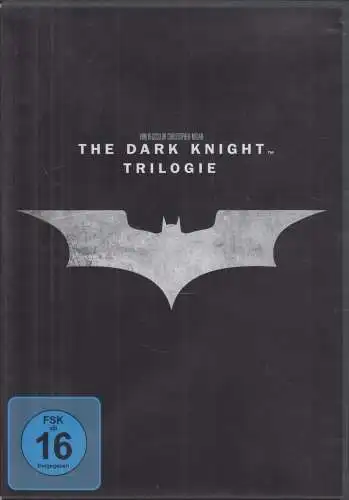 DVD-Box: The Dark Knight Trilogie. 2012, Christopher Nolan, Christian Bale u.a.