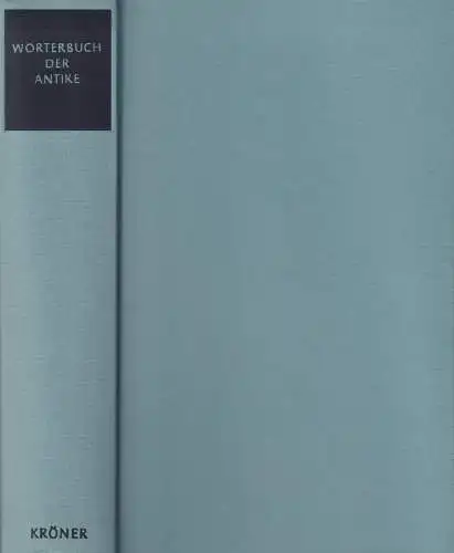 Buch: Wörterbuch der Antike, Lamer, Kroh, 1989, Alfred Kröner Verlag, sehr gut