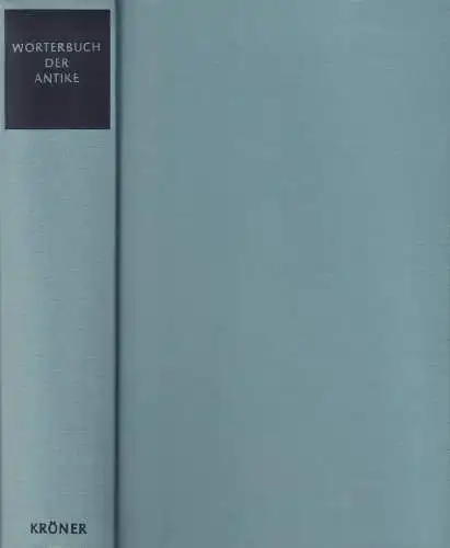 Buch: Wörterbuch der Antike, Lamer, Kroh, 1989, Alfred Kröner Verlag, sehr gut