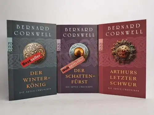 Buch: Die Artus-Chroniken 1-3, Bernard Cornwell, Rowohlt, 3 Bände (vollständig)