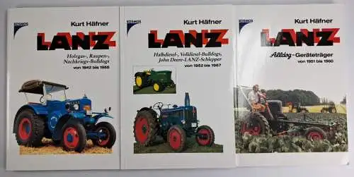 Buch: Kurt Häfner - Lanz 3-5 (1942-1955, 1952-1967, 1951-1960), Kosmos, 3 Bände