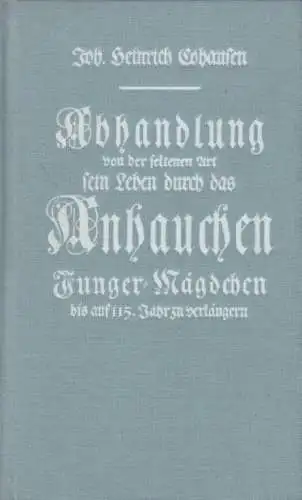 Buch: Der wieder lebende Hermippus. Cohausen, J. H., 1983, Zentralantiquariat