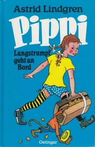 Buch: Pippi Langstrumpf geht an Bord, Lindgren, Astrid. 1986, gebraucht, gut