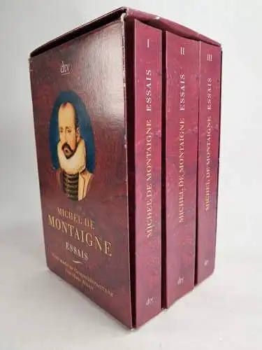 Buch: Essais, Michel de Montaigne, 2011, dtv, 3 Bände, übersetzt v. Hans Stilett