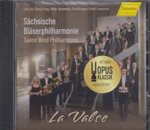 CD: Sächsische Bläserphilharmonie,  La Valse, 2022, Hänssler Classic, wie neu