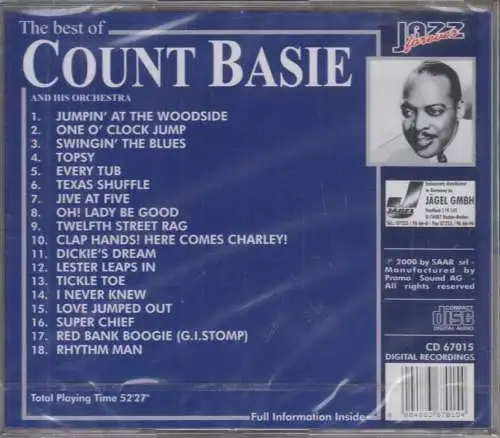 CD: Count Basie, The Best of, 2000, Jazz forever, gebraucht, wie neu