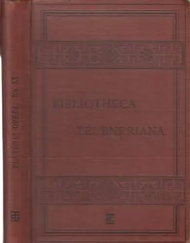 Buch: Platonis. rei publicae libri decem, Platon, B. G. Teubner