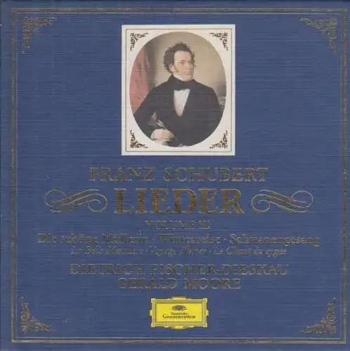 CD-Box: Franz Schubert, Lieder. Voume III, Deutsche Grammophon, 3 CDs, gut