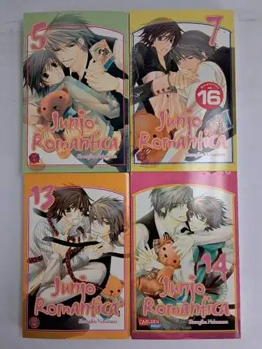 Manga: Junjo Romantica Nr. 5, 7, 13, 14, Shungiku Nakamura, Carlsen, 4 Bände