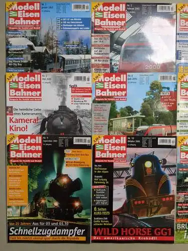 Modelleisenbahner 2005, Heft 1-12, Verlagsgruppe Bahn, Zeitschrift, Modellbau