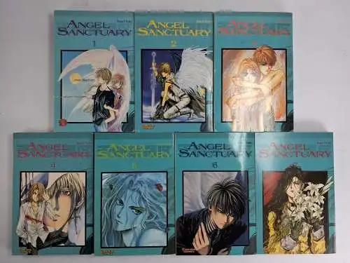 Manga: Angel Sanctuary 1-7, Kaori Yuki, 7 Bände, Carlsen Manga, gebraucht, gut