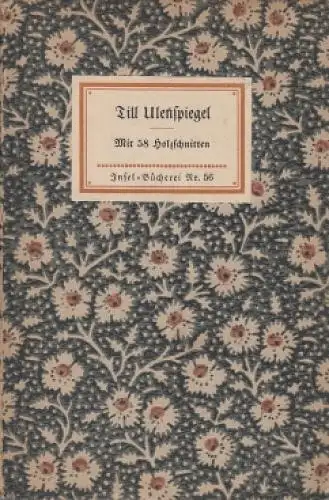 Insel-Bücherei 56, Ein kurzweilig Lesen vom Till Ulenspiegel, Kleukens.