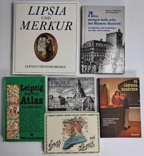 23 Bücher Leipzig: Nicht allein im Rosental; Mein Leipzig lob ich mir; BUGRA ...