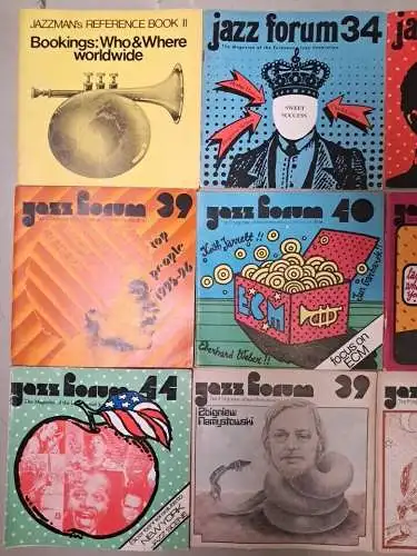 15 Hefte Jazz Forum. The Magazine of the European Jazz Federation 1975 & 1976