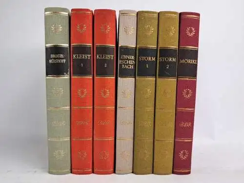 55 Bücher BDK Bibliothek deutscher Klassiker, Fontane, Kleist, Storm, Meyer ...