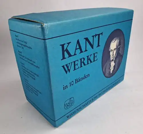 Buch: Immanuel Kant - Werke in zehn Bänden, 1983, wbg, 10 Bände im Schuber