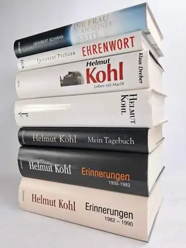 7 Bücher Helmut Kohl: Erinnerungen, Mein Tagebuch, Ehrenwort, Die Frau sn ...