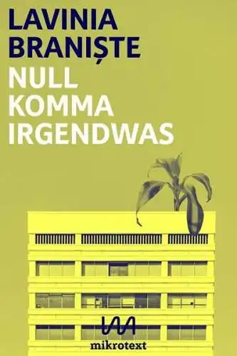 Buch: Null Komma Irgendwas, Braniste, Lavinia, 2018, Mikrotext, Roman