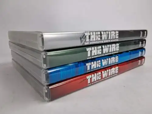 4 DVD-Boxen: The Wire. Staffel 1-4, David Simon, Dominic West, Lance Reddick