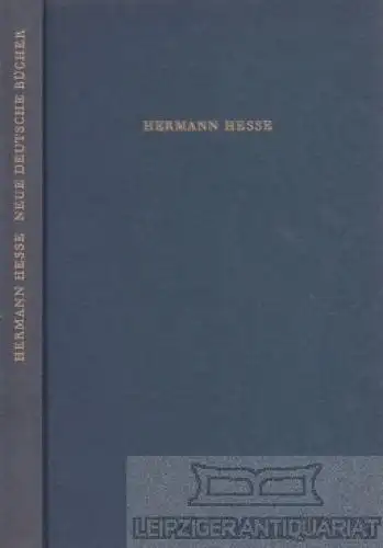 Buch: Neue deutsche Bücher, Hesse, Hermann. 1965, gebraucht, gut